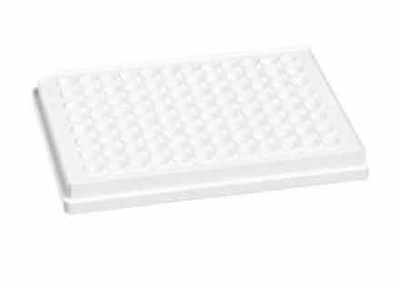 White Opaque Flat-Bottom 96-Well Plate