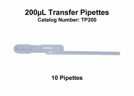 200µL Transfer Pipettes